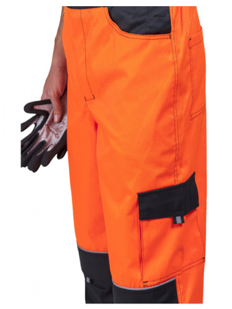 Брюки летние CENTER-03S оранж-черный