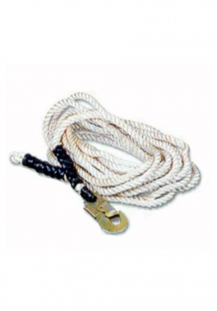 Фал спасательный канатный 12 м с одним карабином К20