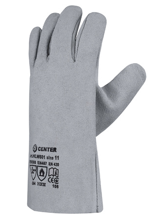 Перчатки спилковые HLW601 CENTER