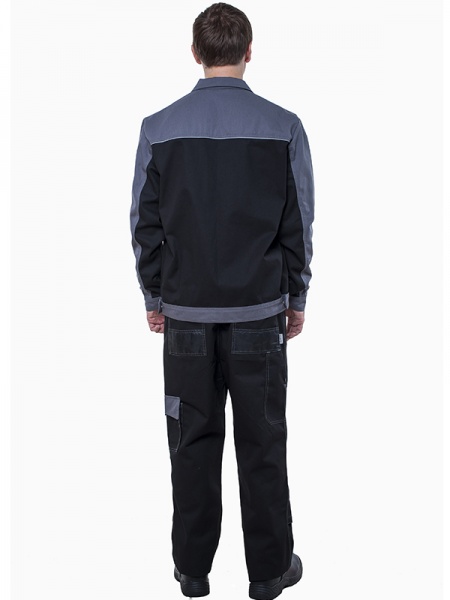 Куртка літня CENTER-01S чорний-сірий